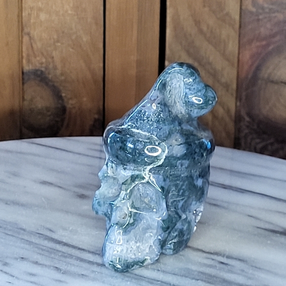 Agate Santa Skull - Picture 15 of 15